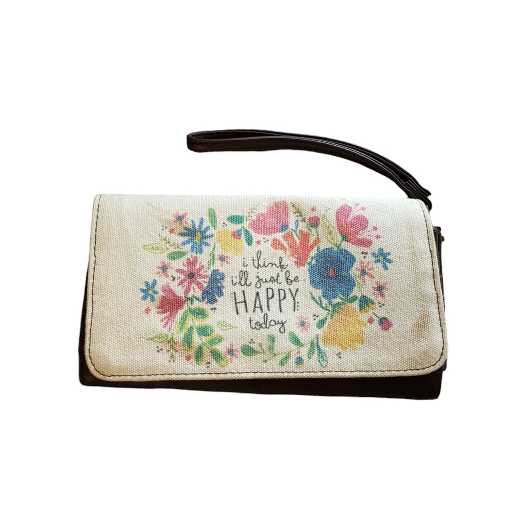 natural life wallet i think ill just be happy today